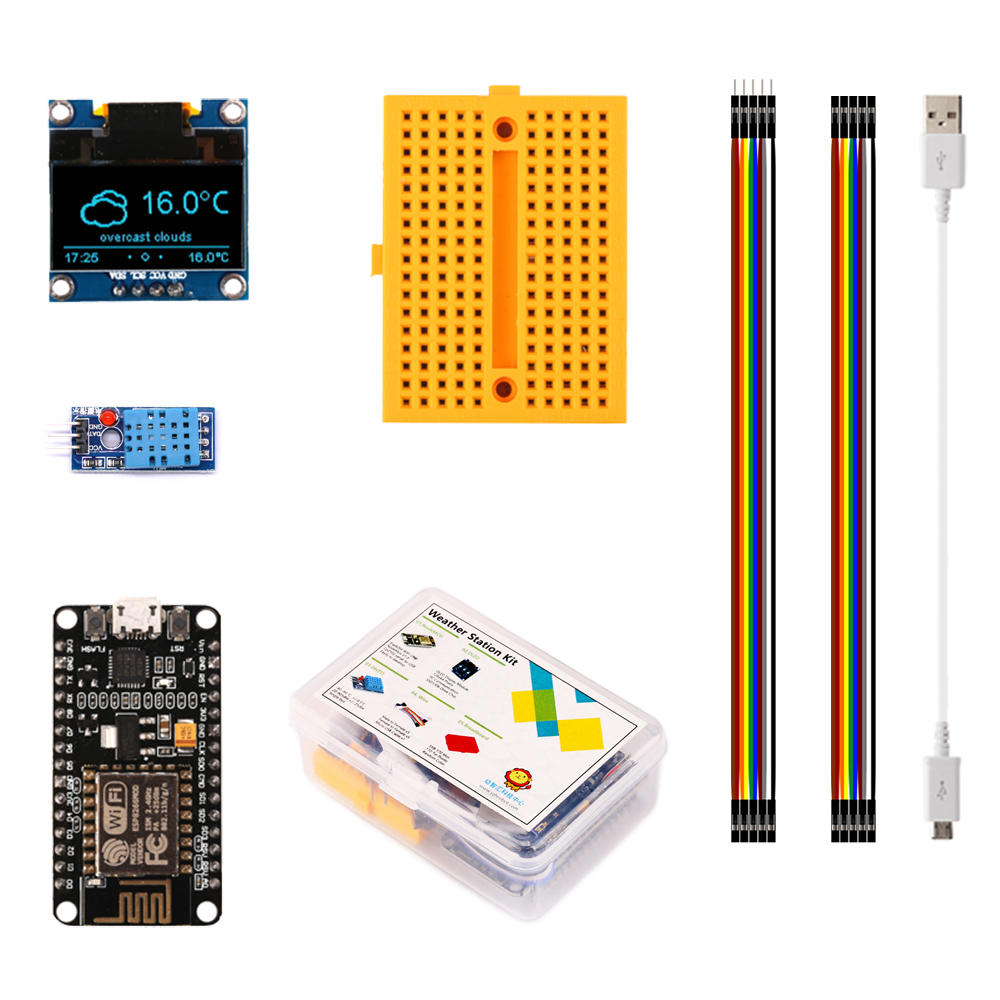 Esp8266 Nodemcu - ESP8266 Weather Station DIY Kit with