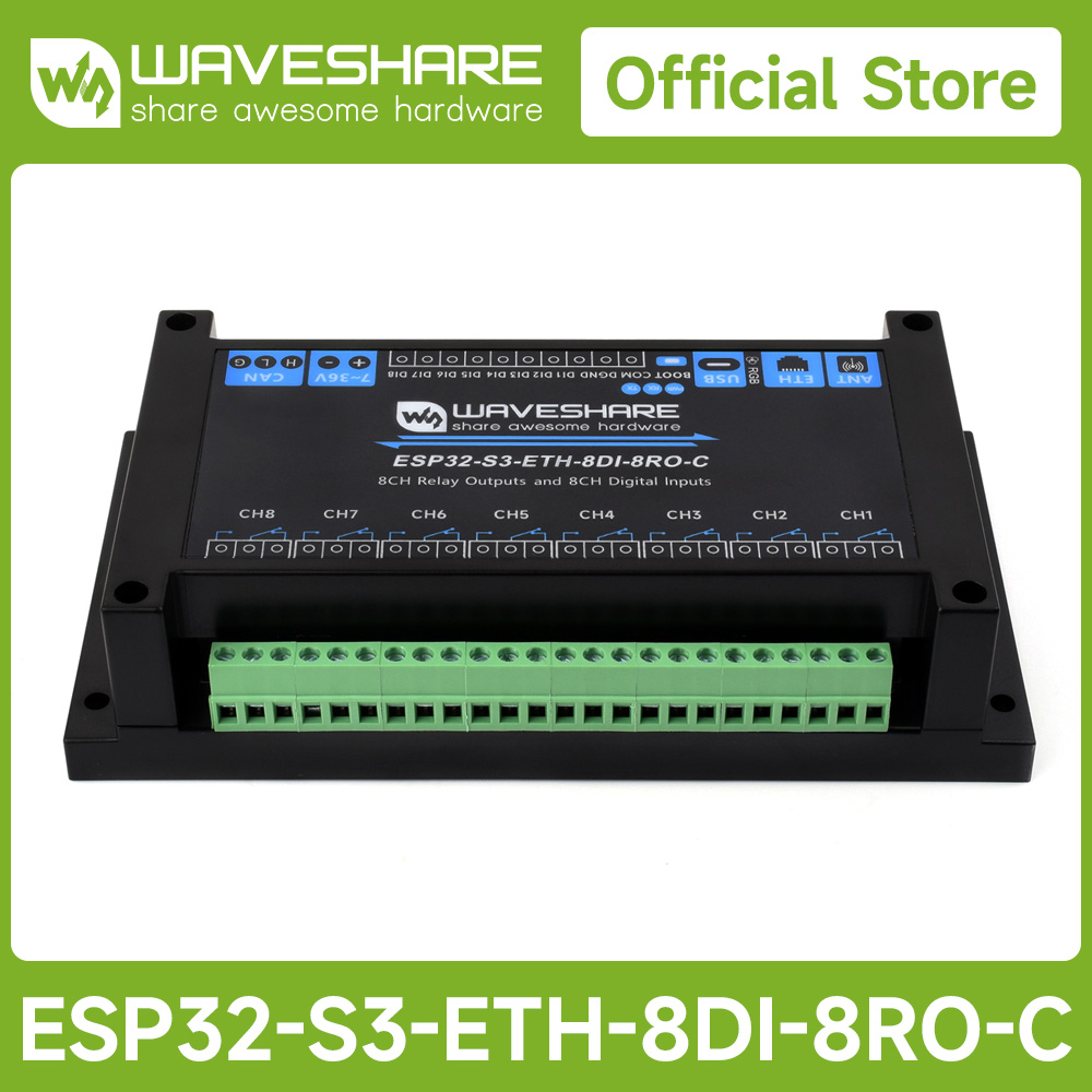 Industrial 8-Channel ESP32-S3  - Esp32 S3 review and price