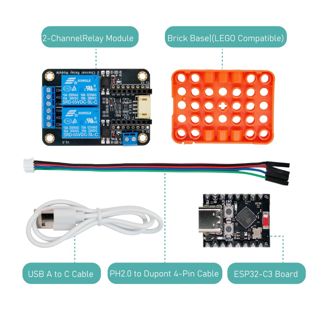 2CH Relay Module Input5V Activ - Espressif Esp32 review and price