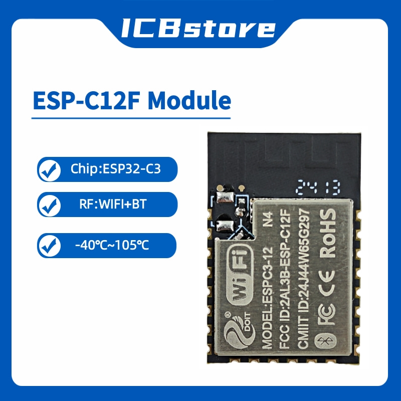 ESP32-C3 Series Module ESP-C12 - Esp32 C3 review and price