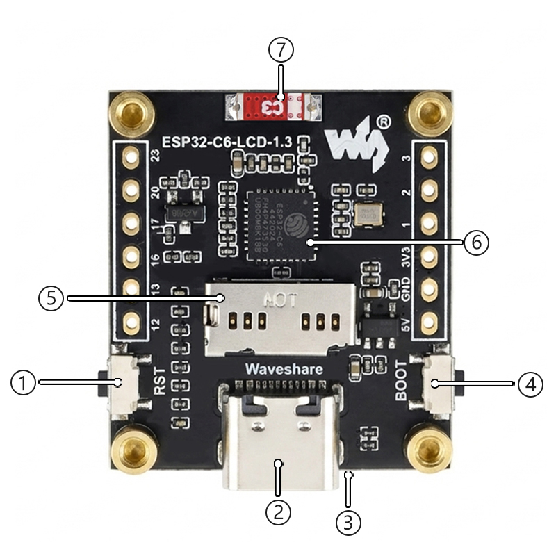 ESP32-C6 LCD Development Board - Esp32 C6 review and price