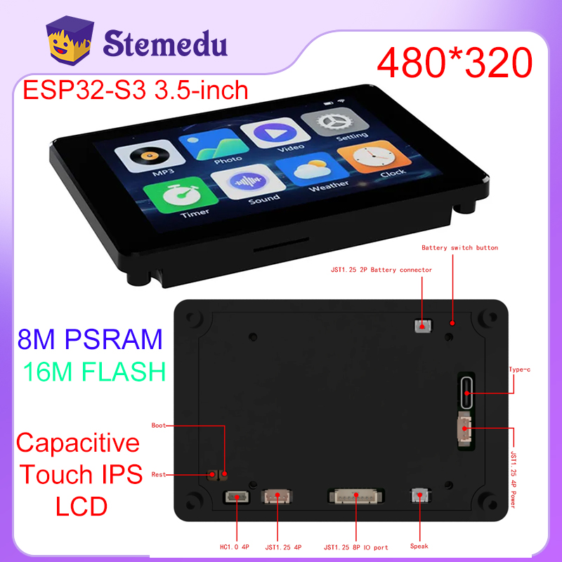 Mini ESP32-S3 3.5inch Capaciti - Espressif Esp32 review and price