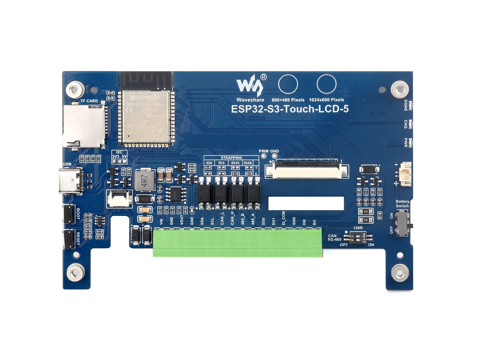 Waveshare ESP32-S3 5inch Capac - Esp32 S3 review and price