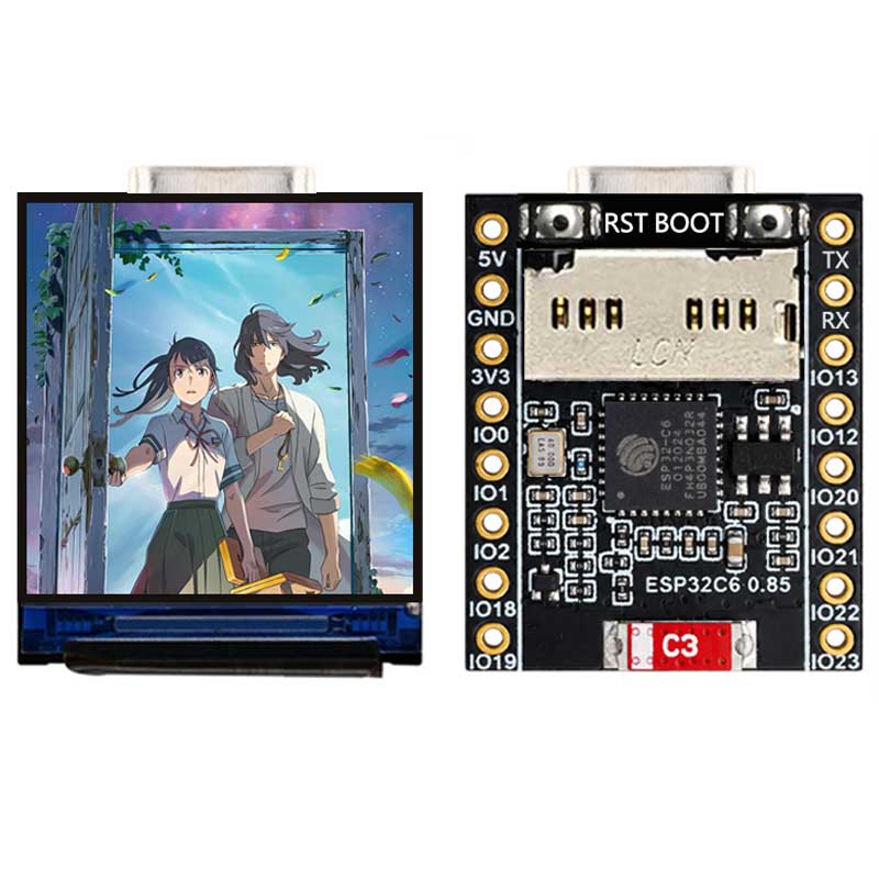 ESP32-C6 0.85 inch Display LCD - Esp32 C6 review and price