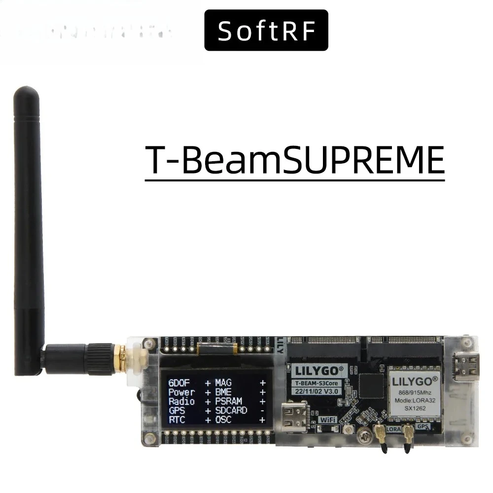 LILYGO SoftRF T-BeamSUPREME ES - Esp32 S3 review and price