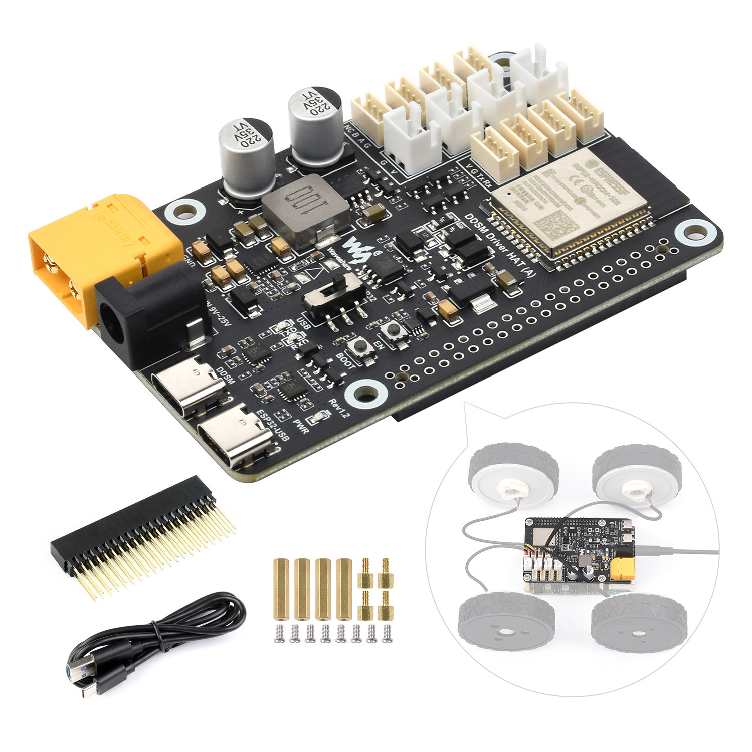Waveshare Direct Drive Servo M - Esp32 Uart Module review and price