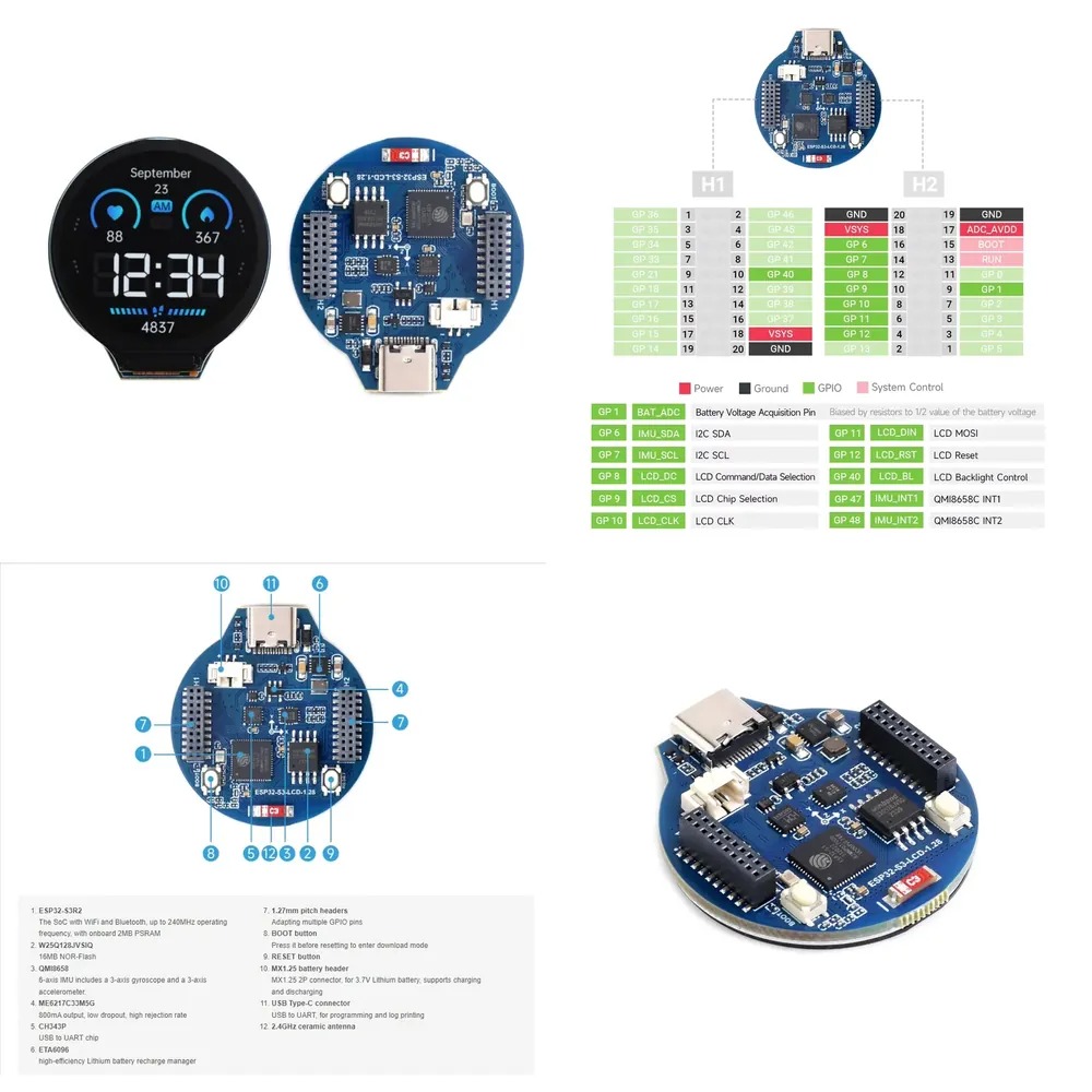 ESP32-S3 LCD development board - Esp32 S3 review and price